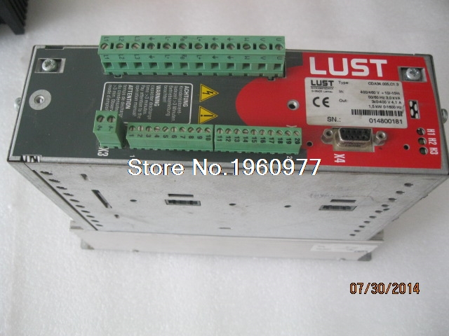 LUST Luster servo drive cda34.005.c1.3 / 1.5kw / 400-4600v LUST Luster servo drive cda34.005.c1.3 / 1.5kw / 400-4600v