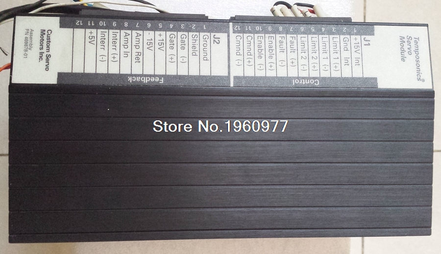 CUSTOM SERVO MOTORS TEMPOSONICS SERVO MODULE 469878-01 tested working fine. CUSTOM SERVO MOTORS TEMPOSONICS SERVO MODULE 469878-01 tested working fine.