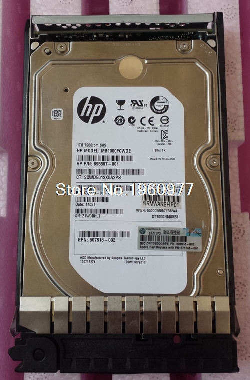 / 671148-001 FATA 1TB 7.2K hard drive tested working fine. / 671148-001 FATA 1TB 7.2K hard drive tested working fine.