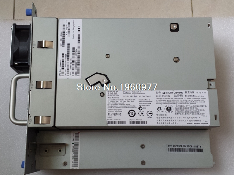 3573-L2U LTO3 Drive Drives 23R7167 tested working fine. 3573-L2U LTO3 Drive Drives 23R7167 tested working fine.
