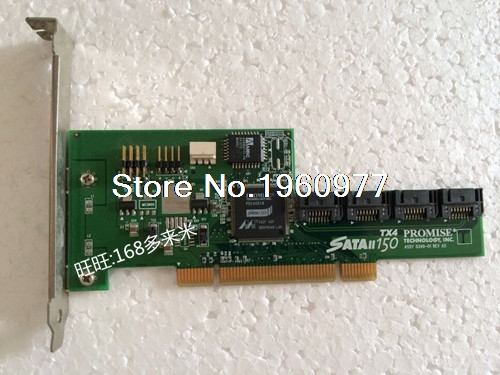 PROMISE SATAII150 TX4 Accelerator Card Array tested tested fine. PROMISE SATAII150 TX4 Accelerator Card Array tested tested fine.